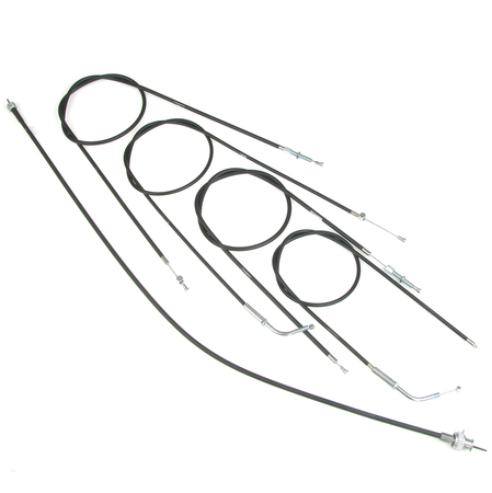 Tłumaczenie (max 75 znaków):
Bowden cable & speedo cable M10xM16 for Simson SR2/SR2E, 5pc black