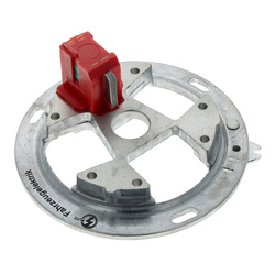 Base plate 8305.1-140/1 for Simson models - electronic ignition in red