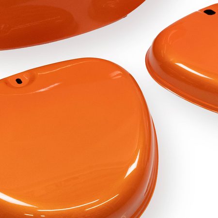 Set Tank + Seitendeckel für Simson S51 S70 - orange Candy metallic