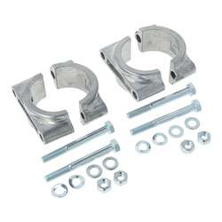 Clamping Brackets for Mudguard - Simson S50, S51, S70, SR50, SR80 - Natural Uncoated