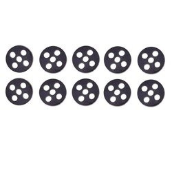 10x Fuel Tap (Petcock) Gasket 5-Hole Ø14.7mm for JAWA Moped