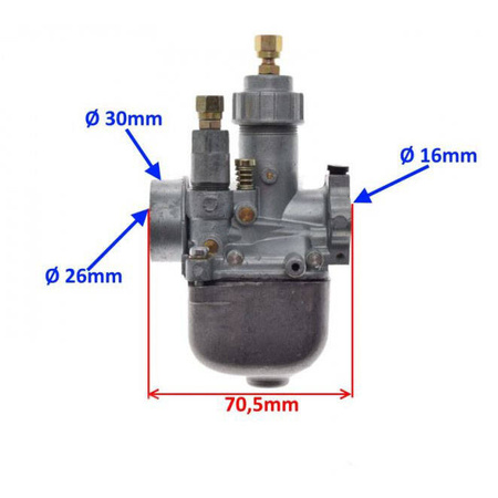 Carburetor 16N3-4 (DDR type) suitable for Simson S50 S51 S53