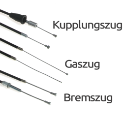 Bowdenzugsatz für Hercules MK 1 MK 2 Mokick Gaszug Bremszug Kupplungszug
