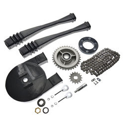 Kettenkit Großes Kettenradantrieb-Set für Simson S51 S50 S53 S83 - Komplett-Kit
