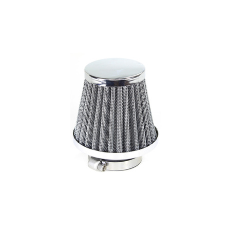 Tuning air filter for Simson Hercules Moped Moped Mokick - chrome (straight - ø54mm)