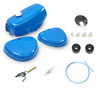 Fuel Tank Set + Cap + Petcock for Simson S50 S51 S70 - Blue