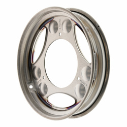 Roller Disc Wheel 2.10x12 Stainless for SIMSON SR50, SR80 Uncoated