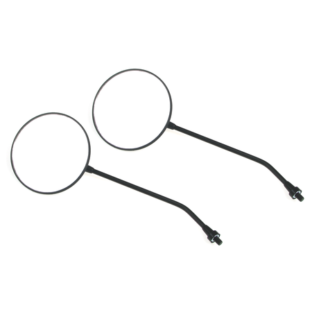 2x M8 Mirrors Ø118mm for Simson S50 S51 S53 S70 KR51 Schwalbe SR50 SR80 SR4