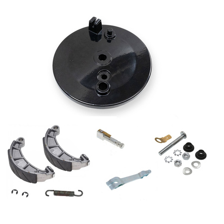 Brake shield rear black without hole brake contact for Simson S51 S70 S83 KR51 / 2