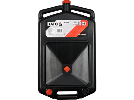 8L Motorcycle Oil Drain Pan with Handles for Used Oil & Fluids