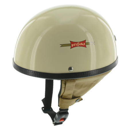 Protective helmet PERFEKT P-500 ivory for Simson S51 - Size L (57-58 cm)