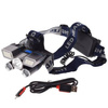 LED Motorcycle Headlamp 18000 lm USB Rechargeable with Red Warning Light