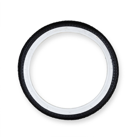 2.25x17 Whitewall Road Tire for Moped - Puch Zundapp Hercules Kreidler