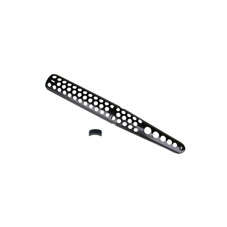 Exhaust Heat Shield & Mounting Rubber for Simson S51/S53/S70/S83 - Black