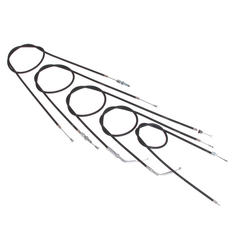 Bowden cable kit for NSU Quickly N/S (5-piece) - black