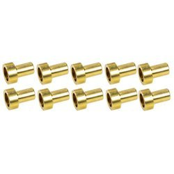 10x Solder Ferrules 6x8 for Motorcycle Brake/Clutch/Throttle Cables