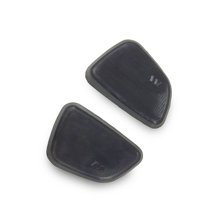 Pair Knee Pads Tank Protector Rubber for MZ ES 250/2 Trophy, Black