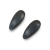 (Pair) knee pads, rubber tank protectors, suitable for Simson AWO 425 tours - black