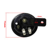 12V Scooter Horn Ø70mm for Chinese Models - Black, E‑Mark