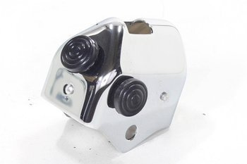 Chrome Simson dip-switch cap, no side cutout, headlight flasher