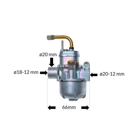 Tuning carburetor for Sachs 504 505 for Hercules Prima 2 3 4 5 - 12 mm