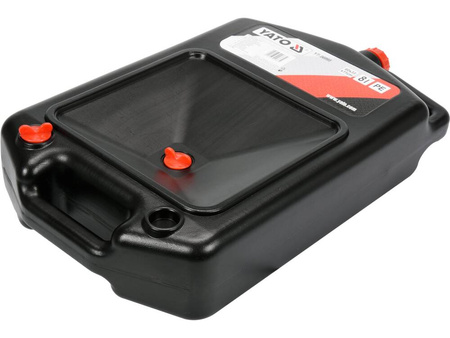 8L Motorcycle Oil Drain Pan with Handles for Used Oil & Fluids