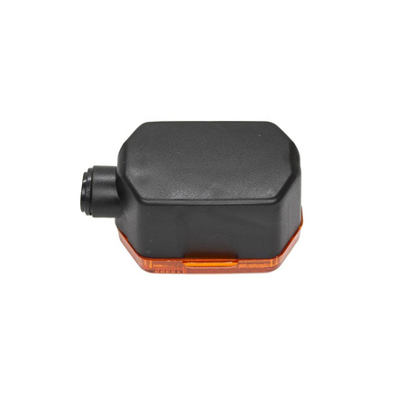 Indicator with E-mark in the back (black / orange) for Simson S50 S51 MZ TS ETZ