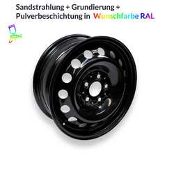 Powder coating service 2x wheels (rims + hubs) Simson S51 in the color of your choice