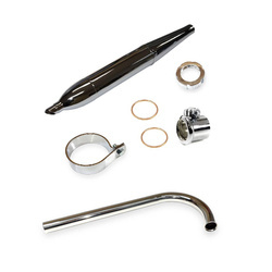 Chrome Short Exhaust Muffler for Simson SR1/SR2/KR50