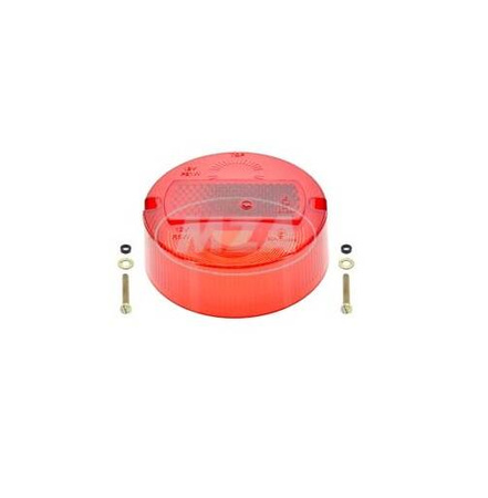 Taillight round ø120mm (E-mark) for Simson S51 KR51 SR50 S53 S83, MZ ETZ