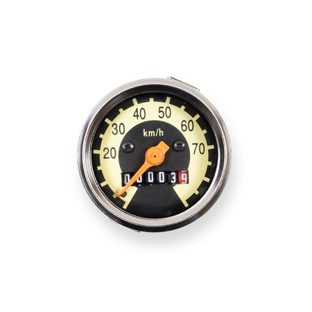 Speedometer ø48 (70 km / h) with opening for speedometer lighting for Simson KR51 SR4-2 / 3/4