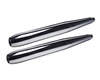 Pair Chrome Exhaust Mufflers for JAWA 350 Type 634 (1970-74)