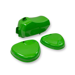 Tank set + 2x side covers for Simson S53, also S50 S51 - light green